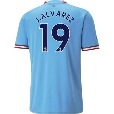 22/23 Julian Alvarez #19 Manchester City Home Jersey