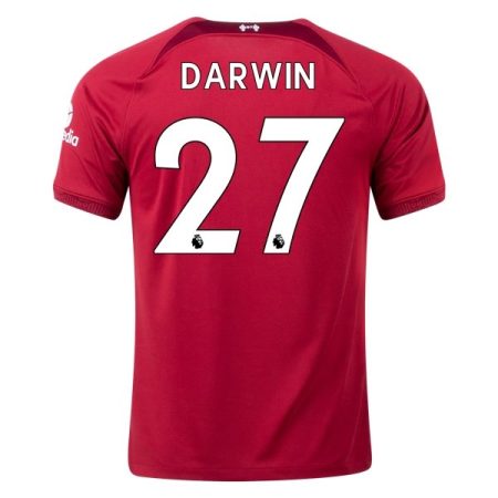22/23 Darwin Nunez #27 Liverpool Home Jersey