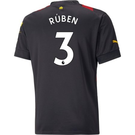 22/23 Ruben Dias #3 Manchester City Away Jersey