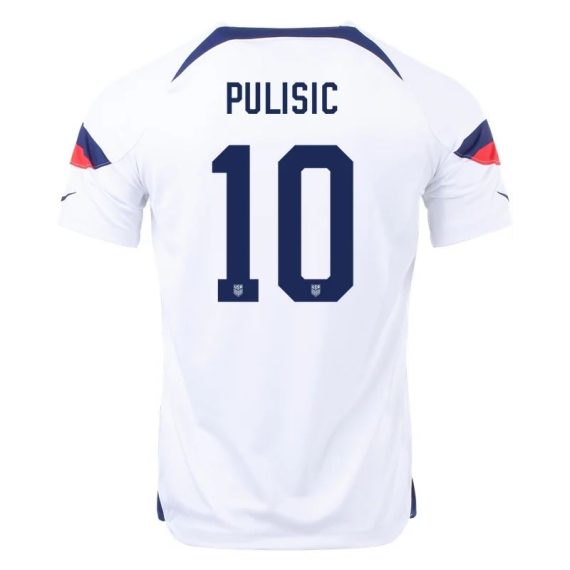 2022 Christian Pulisic #10 USMNT Home Jersey