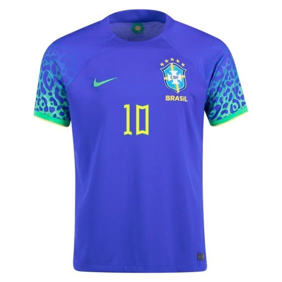 2022 Neymar #10 Brazil Away Jersey