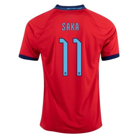 2022 Bukayo Saka #11 England Away Jersey