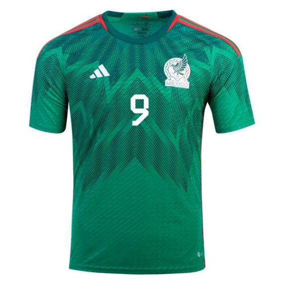 2022 Raul Jimenez #9 Mexico Home Jersey