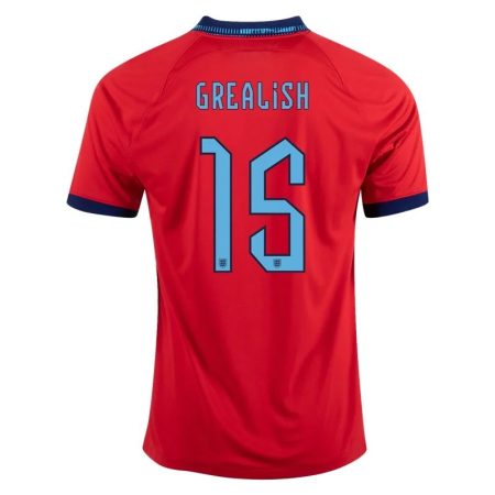 2022 Jack Grealish #15 England Away Jersey