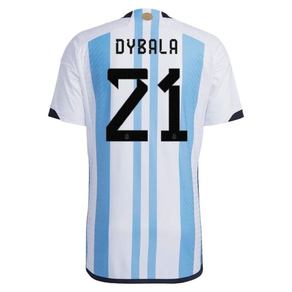 2022 Paulo Dybala #21 Argentina Home Jersey