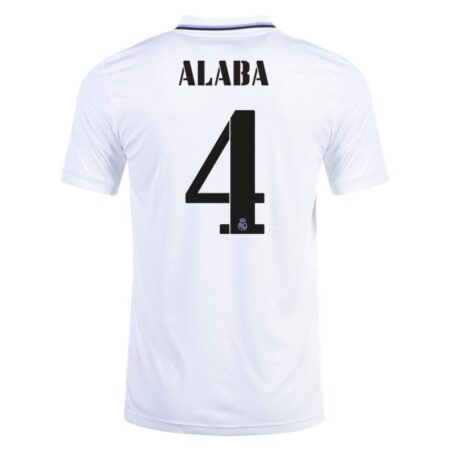 22/23 David Alaba #4 Real Madrid Home Jersey