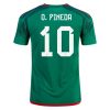 2022 Orbelin Pineda #10 Mexico Home Jersey