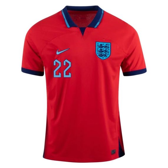 2022 Trent Alexander-Arnold #22 England Away Jersey