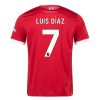 23/24 Liverpool #7 Luis Diaz Home Jersey