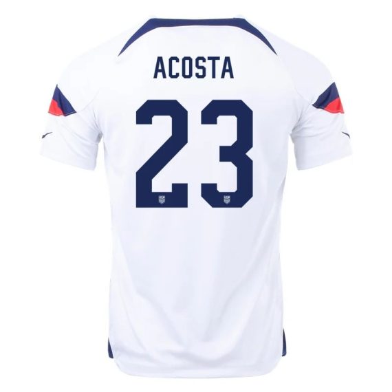2022 Kellyn Acosta #23 USMNT Home Jersey