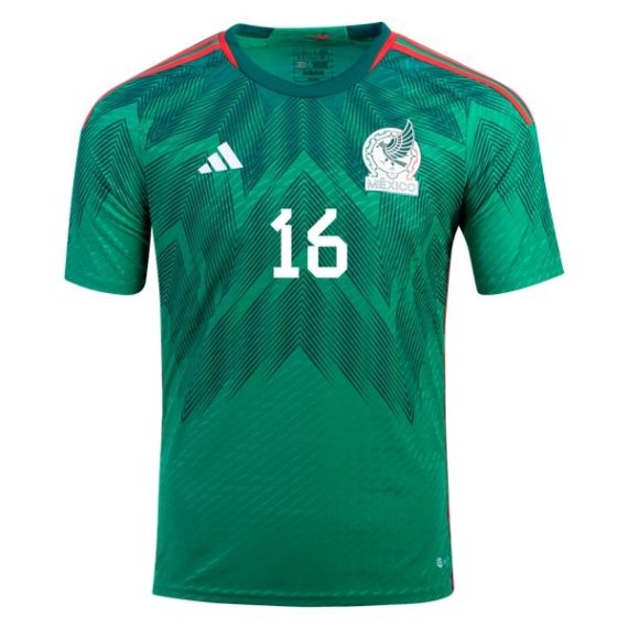 2022 Hector Herrera #16 Mexico Home Jersey