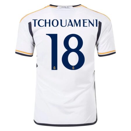 23/24 Real Madrid #18 Aurelien Tchouameni Home Jersey
