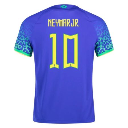 2022 Neymar #10 Brazil Away Jersey
