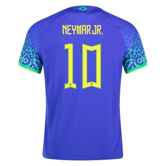 2022 Neymar #10 Brazil Away Jersey