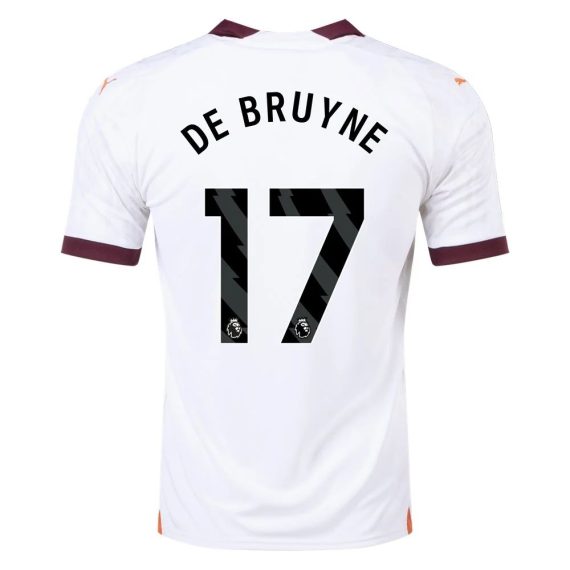 23/24 Manchester City #17 Kevin De Bruyne Away Jersey