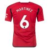 23/24 Manchester United #6 Lisandro Martinez Home Jersey