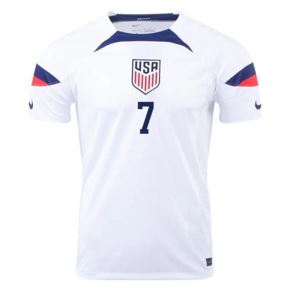 2022 Giovanni Reyna #7 USMNT Home Jersey