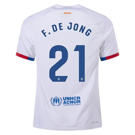 23/24 Barcelona #21 Frenkie de Jong Away Jersey