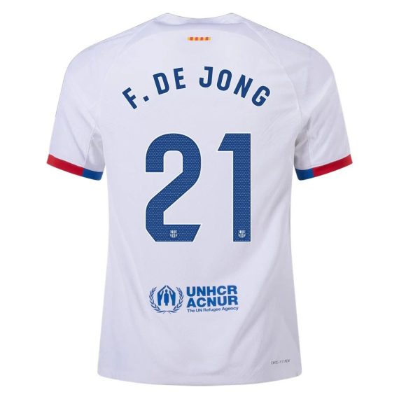 23/24 Barcelona #21 Frenkie de Jong Away Jersey
