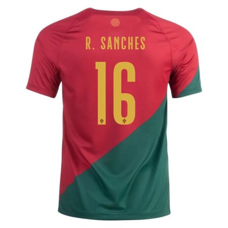 2022 Renato Sanches #16 Portugal Home Jersey