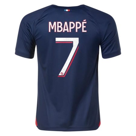 23/24 Paris Saint-Germain #7 Kylian Mbappe Home Jersey