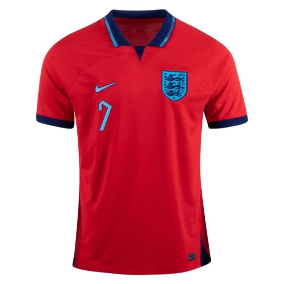 2022 Jadon Sancho #7 England Away Jersey