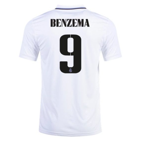 22/23 Karim Benzema #9 Real Madrid Home Jersey