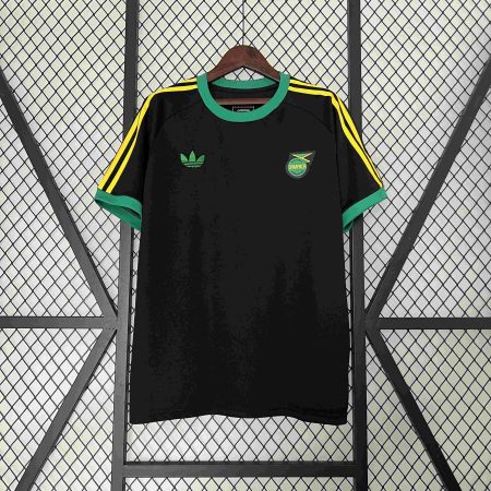 2024 Jamaica Training Wear Black Football Shirt
