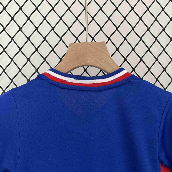 2024 France Home Football Shirt Kids Size Suit