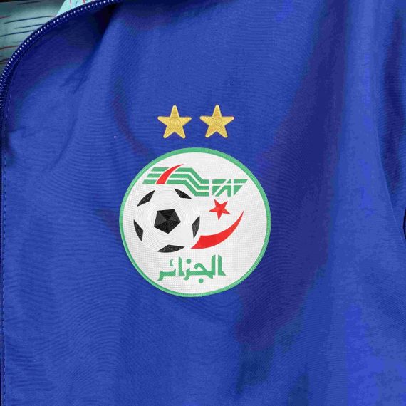 2023-2024 Algeria National Reversible Windbreaker Blue Soccer Jersey