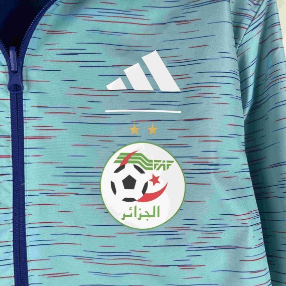 2023-2024 Algeria National Reversible Windbreaker Blue Soccer Jersey