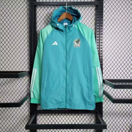2023-2024 Mexico Windbreaker Light green Soccer Jersey