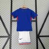 2024 France Home Football Shirt Kids Size Suit