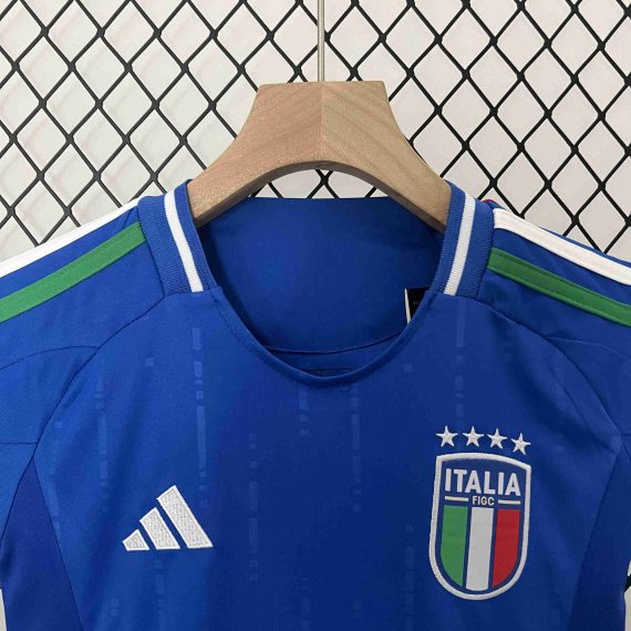 2024 Italy National Team Home Football Shirt Kids Size Suit