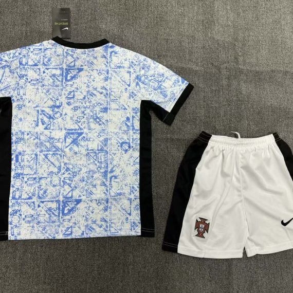 2024 Portugal Away Football Shirt Kids Size Suit