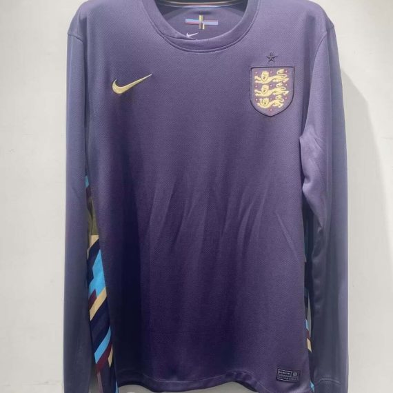 2024 Long Sleeve England Away Football Shirt