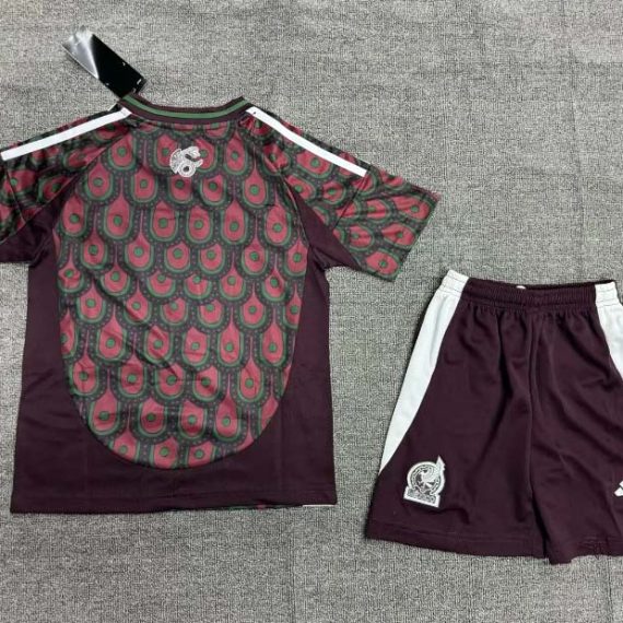 2024 Mexico National Home Football Shirt Kids Size Suit