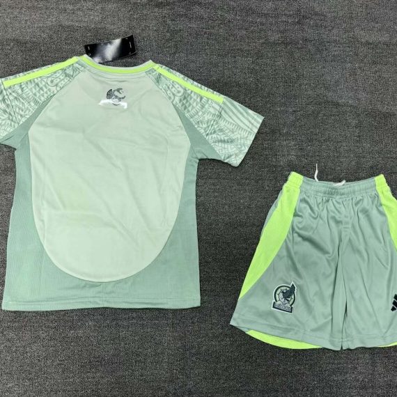 2024 Mexico National Away Football Shirt Kids Size Suit