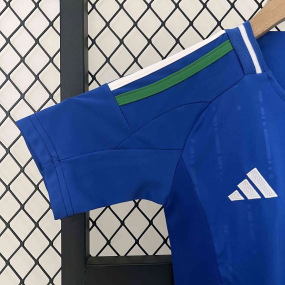 2024 Italy National Team Home Football Shirt Kids Size Suit
