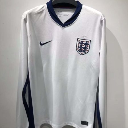 2024 Long Sleeve England Home Football Shirt