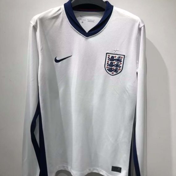 2024 Long Sleeve England Home Football Shirt