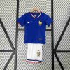 2024 France Home Football Shirt Kids Size Suit