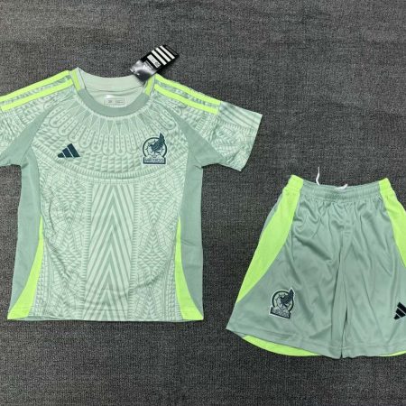 2024 Mexico National Away Football Shirt Kids Size Suit