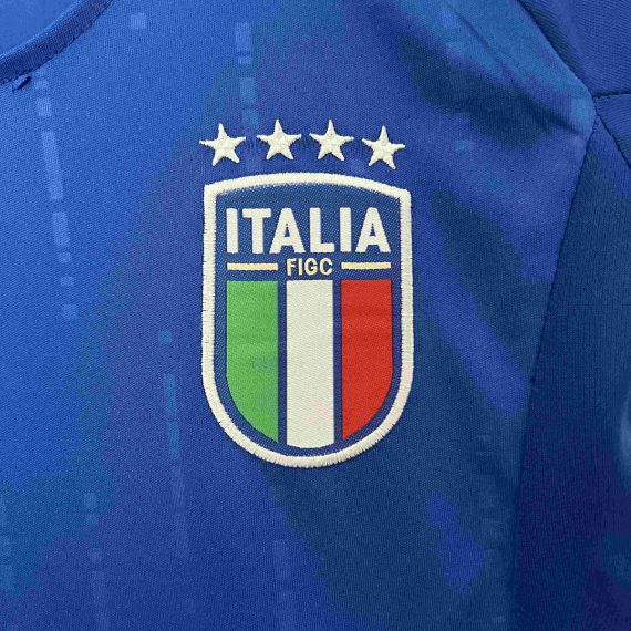 2024 Italy National Team Home Football Shirt Kids Size Suit