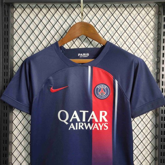 2023/2024 Psg Paris Saint-Germain Home Football Shirt Kids Size Suit