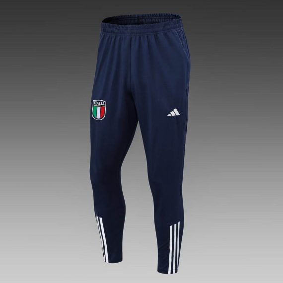 2023 Italy Half-Pull Training Suit Off-White Soccer Shirt Set