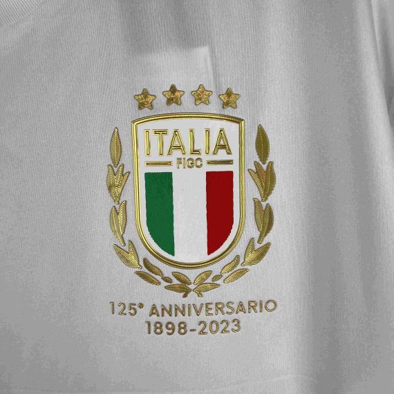 2023 Italy 125th Anniversary White Soccer Shirt