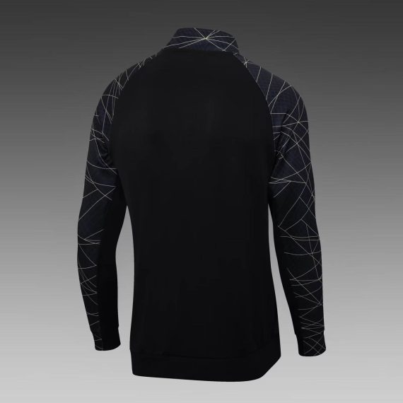 2023/2024 Psg Paris Saint-Germain Long Zipped Jacket Black Set