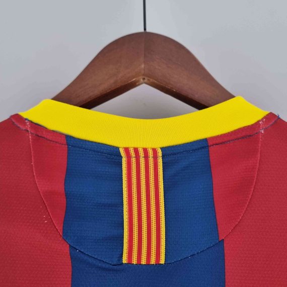2010/2011 Retro Long Sleeve Barcelona Home Football Shirt