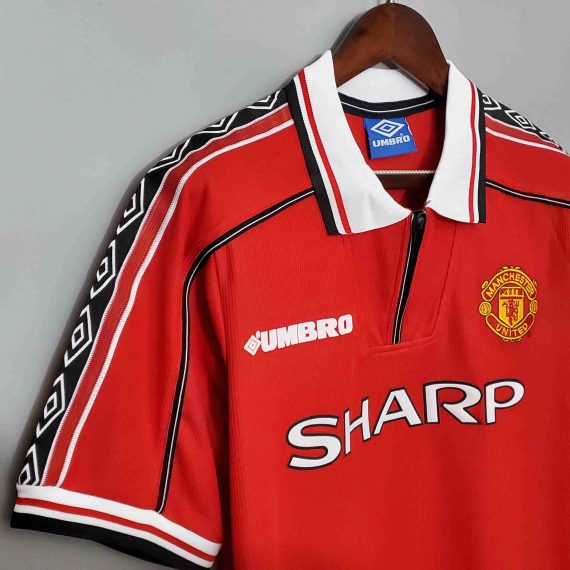 1998/1999 Retro Manchester United Home Football Shirt
